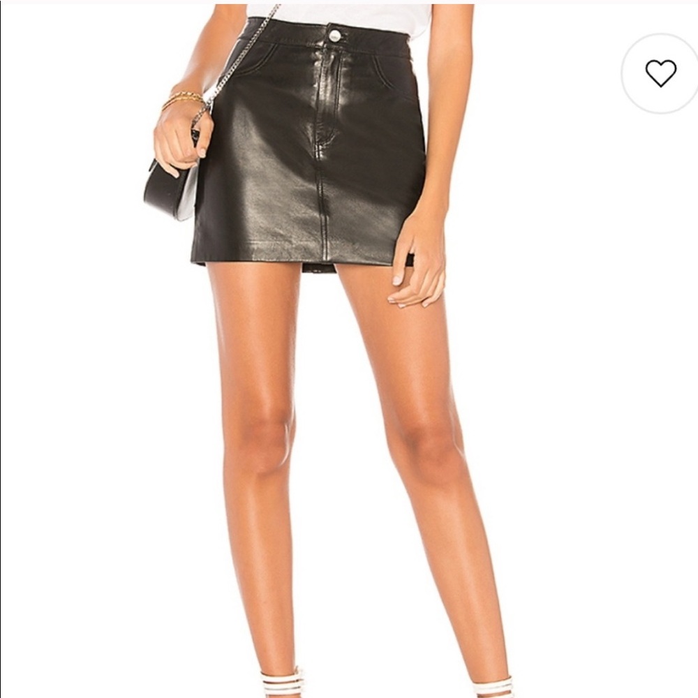 Larmarque Leather Skirt